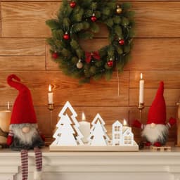 Christmas Tealight Holders, Christmas Tree Candle Holders, Advent Wreath Tealight Holders For 4 Tealights, Christmas Candle Holders For Advent Arrangements, Christmas Table Decor, Advent Decor 2