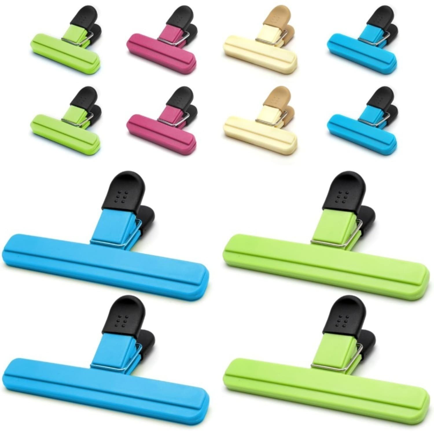 The Bags Are Available In Two Sizes And Four Colors. They Can Be Used For Storage, Sealing Bags, As 