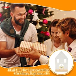 Angel Tealight Holder, House Candle Holder, Wooden Candle Holder, Advent Wreath, Taper Candle Holder, Guardian Angel, Table Decoration For Advent, Advent Candle Holder, Christmas Decoration 4