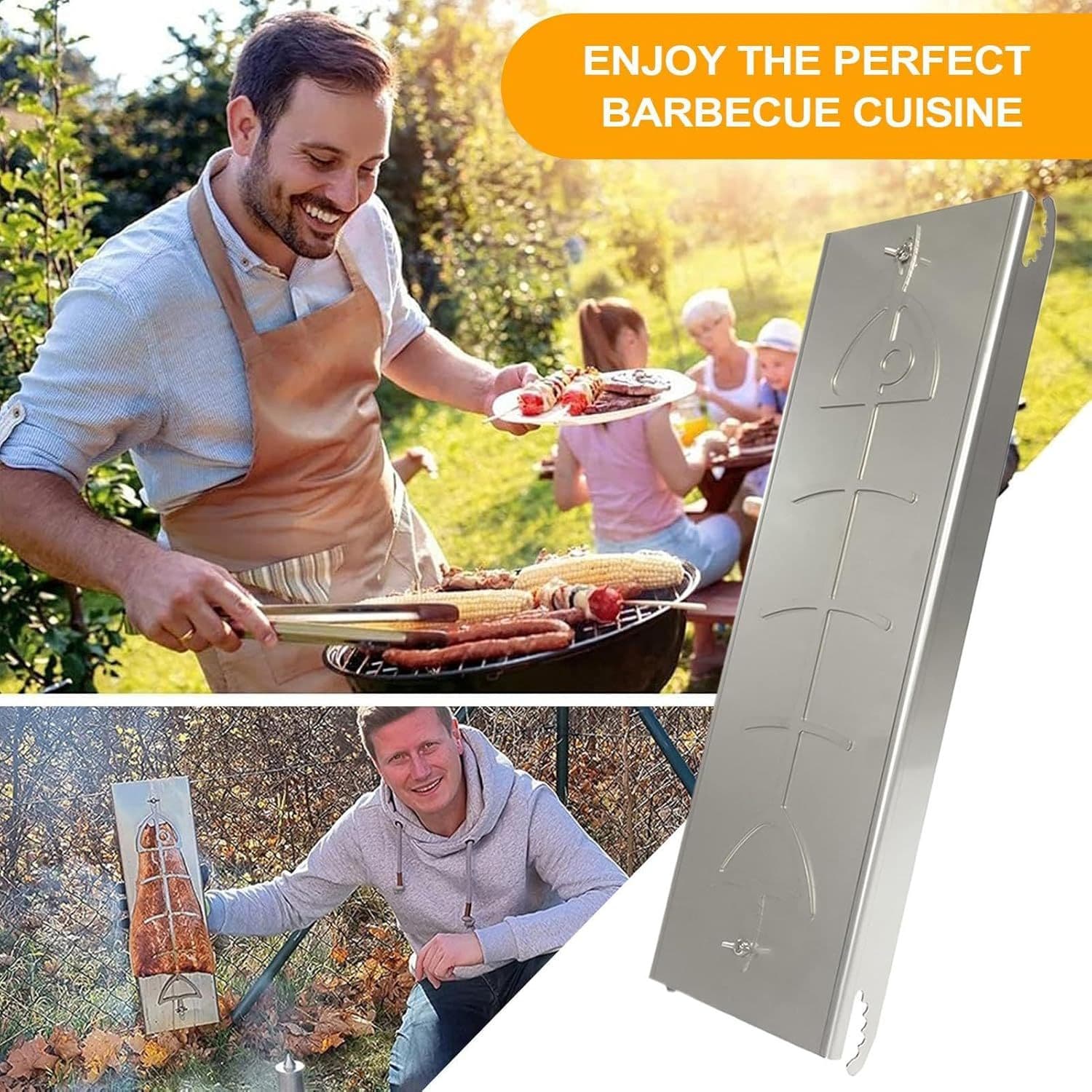 Stainless Steel Grill Rack For Salmon – Ideal For Grilling Fish And Meat