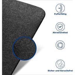 3-in-1 Felt Dining Set – 6 Heat-resistant Placemats (44 X 31 Cm), 6 Coasters, And 6 Cutlery Pouches; Durable Table Protection For Wooden Tables, Parties, Banquets, And Everyday Use 2