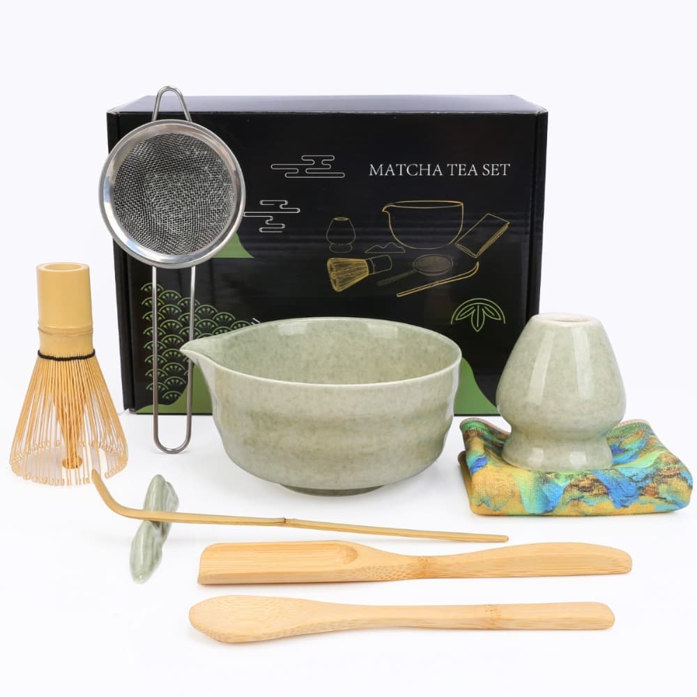 9-Piece Matcha Set | Matcha Tea Set | Matcha Whisk | Matcha Tea Set | Matcha Bowl | Matcha Tea Set F