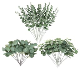 Decorative Grasses In Green, 90 Pieces - Natural Leaves In Various Shades Of Green For Fall Decor, P