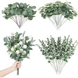 Decorative Grasses In Green, 90 Pieces - Natural Leaves In Various Shades Of Green For Fall Decor, Parties, And Everyday Interior Design - Dried Flowers 3