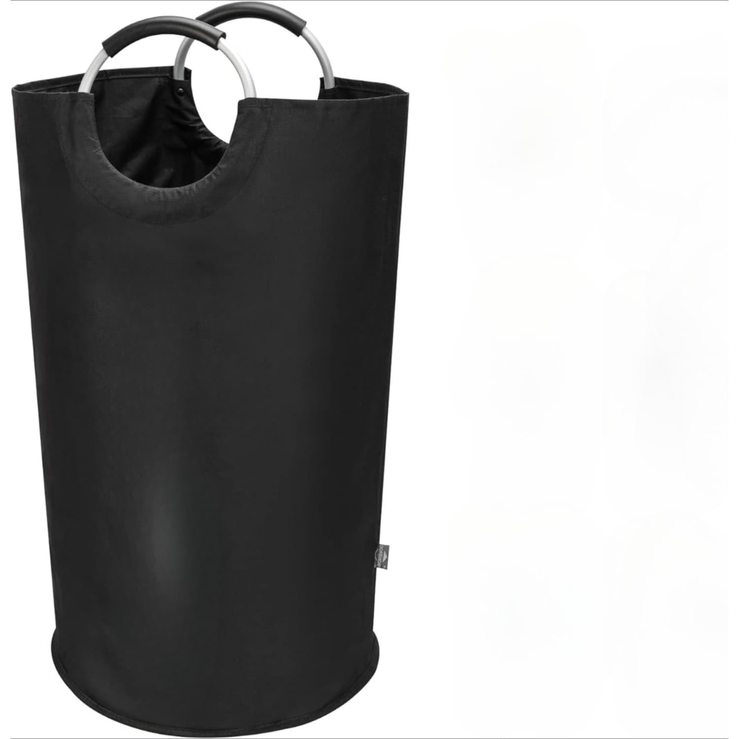 90L Black Large Foldable Laundry Baskets, Collapsible Laundry Bags, Clothing Bags—Drawstring Bag Set