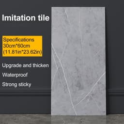 30 Pieces, 30 X 60 Cm Granite Peel-and-Stick Tile Backsplash, Waterproof PVC Tile Wall Decals For Living Room Backdrops BCHTM2504376 5