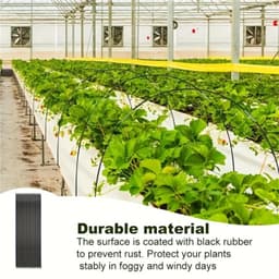 54-Piece Set Of Adjustable Fiberglass Garden Arches, 60–90 Cm – Removable Plant Stakes & Seedling Protectors | Insect And Plant Protection | Greenhouse & Outdoor 3