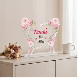 Acrylic Butterfly “Thank You” Ornament - Decorative “Thank You” Symbol For Gifts Or Table Decorations 2