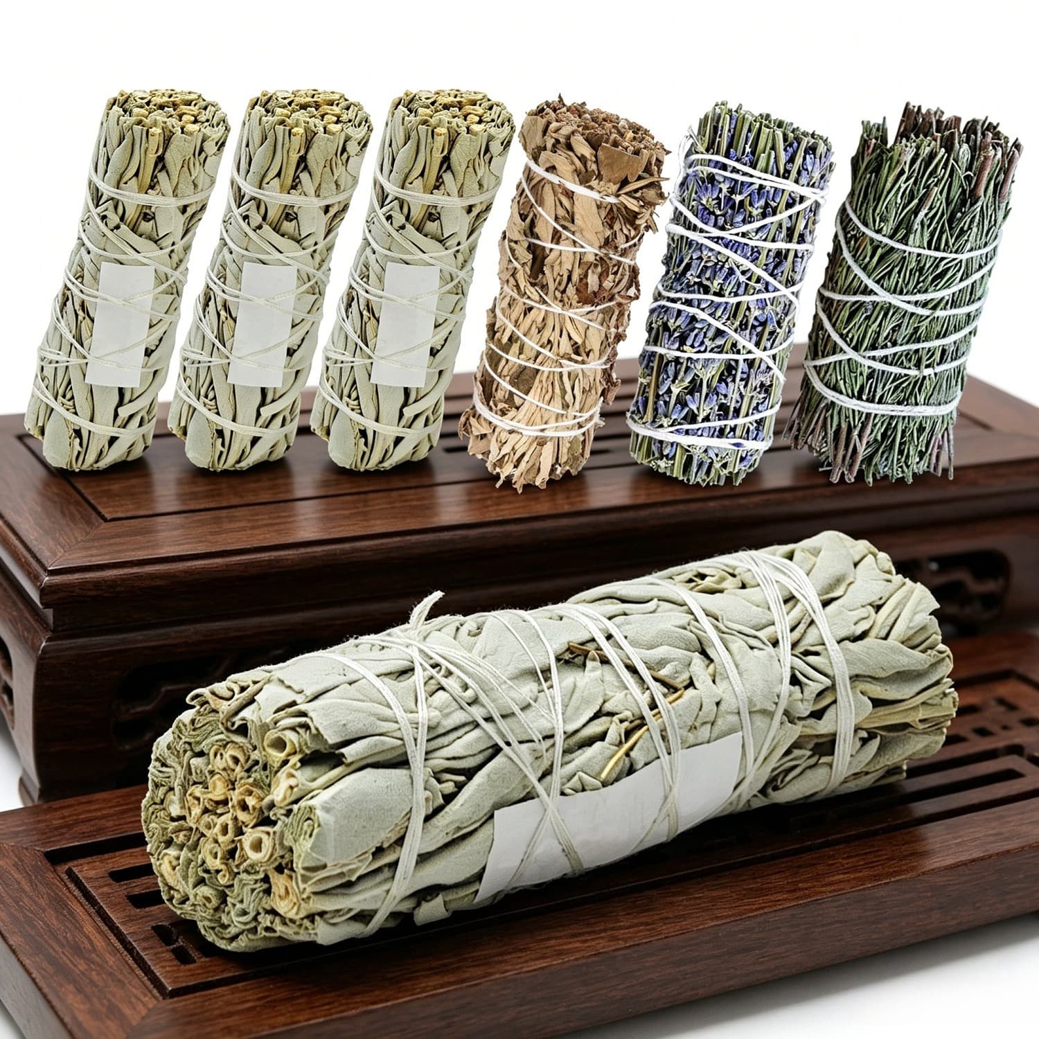 Set Of 6 Incense Sticks With Herbal Scents, 10 Cm, For A Pleasant Room Fragrance